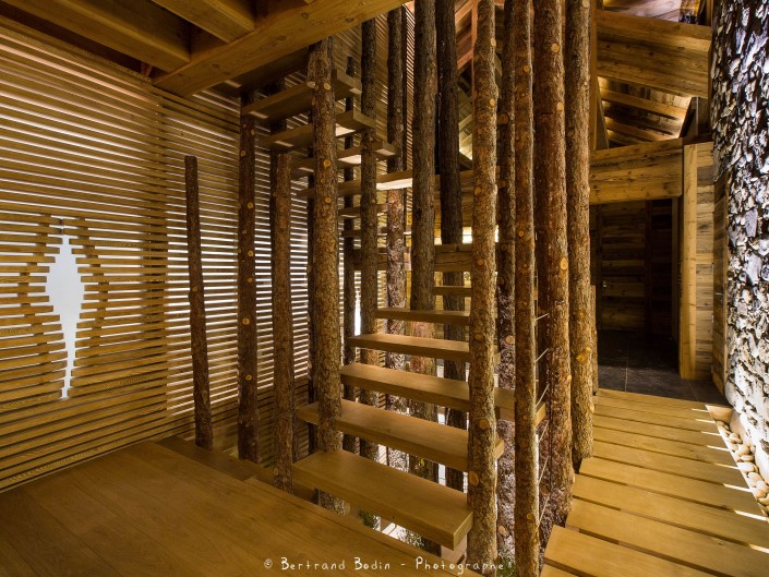 Chalet Montagnole Escalier Atelier Monts & Merveilles Serre-Chevalier 4